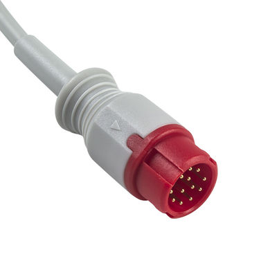Mindray 12pin ke kabel adaptor IBP ganda Mindray 12pin kabel ekstensi