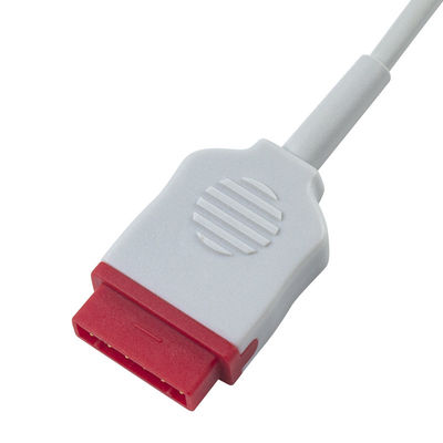 GE IBP Adaptor Kabel 2*Abbott 6pin IBP Ekstensi Kabel Untuk Transduser / Monitor Pasien