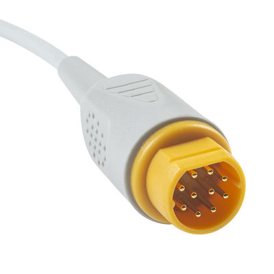Siemens/Draeger Grey TPU IBP Adapter Kabel 10pin Untuk 10pin IBP Ekstensi Kabel