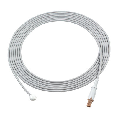 Mindray Datascope 5Pin Passport V Kabel Probe Suhu 040-000057-00 Konektor berbentuk D