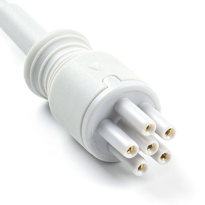 Untuk Omron > Colin Compatible Direct-Connect ECG Kabel dan leadwires 5Lead IEC Grabber