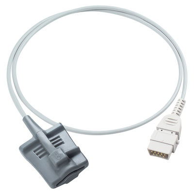 Dewasa pendek SpO2 Sensor Soft Tip 1M Kompatibel Smiths Medical