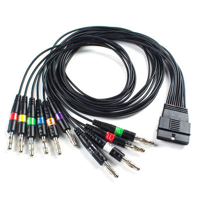 10 Wire EKG Patient Cable Banana Plug AHA Untuk FT-1 Kode 2.400331 Untuk S-Chiller