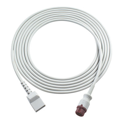 Mindray Datascope Kompatibel IBP Adapter Kabel 12 pin ke Utah Konektor BeneView T1 T7 iMEC 10 15