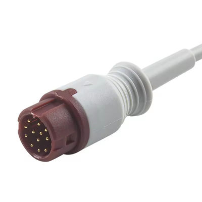 P-hilips 12Pin ke Abbott Medex IBP Adapter Kabel Efficia CM120 IntelliVue MX600 896083021