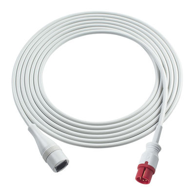 AAMI IBP Adaptor Ekstensi Kabel 6pin ke Edward Konektor Welch Allyn Propaq 102 104 106 205 Encore 106EL
