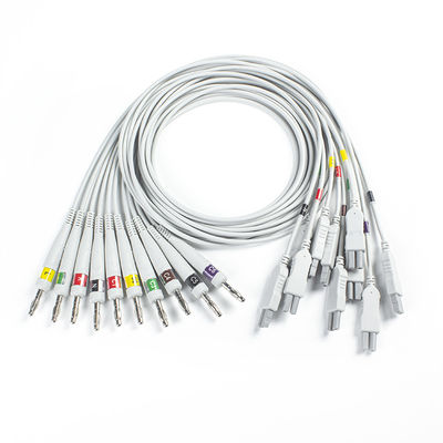 Norav Quark C12x Diagnostic ECG 12 Lead Stress Testing Kosmetik EKG dengan kabel pasien TPU