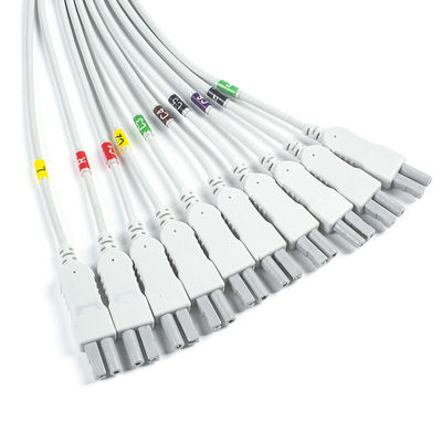 Norav Quark C12x Diagnostic ECG 12 Lead Stress Testing Kosmetik EKG dengan kabel pasien TPU