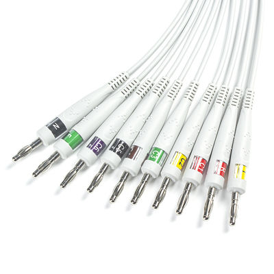 Norav Quark C12x Diagnostic ECG 12 Lead Stress Testing Kosmetik EKG dengan kabel pasien TPU