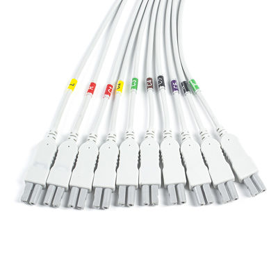 Norav Quark C12x Diagnostic ECG 12 Lead Stress Testing Kosmetik EKG dengan kabel pasien TPU