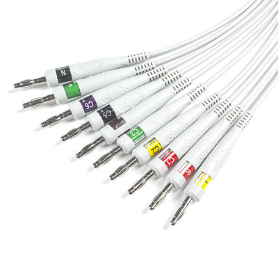 Norav Quark C12x Diagnostic ECG 12 Lead Stress Testing Kosmetik EKG dengan kabel pasien TPU