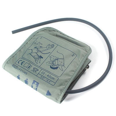 Sphygmomanometer Cuff NIBP Cuff Dewasa besar Sphygmomanometer tabung tunggal 22-42cm