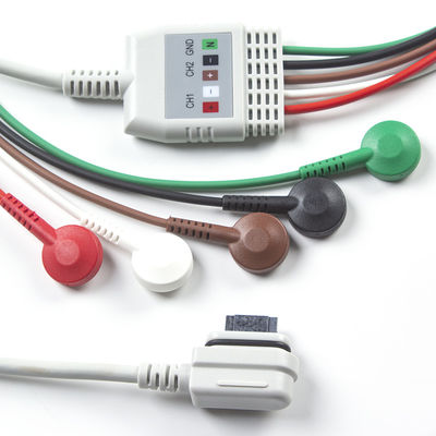 Kabel EKG 5Lead Holter GE Seer EKG 2008594-001 Kabel Kompatibel untuk GE SEER LIGHTR
