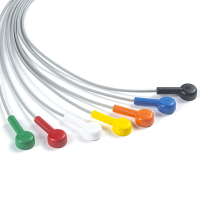 Leadwire Set 7 Leadwire ECG GE SEER 1000 3Channel IEC Snap Kompatibel Untuk GE SEER 1000