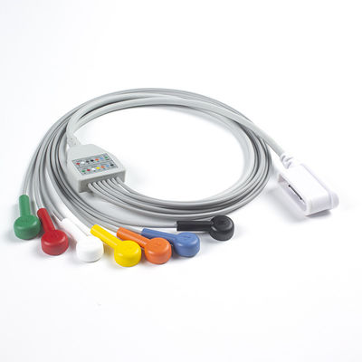 Leadwire Set 7 Leadwire ECG GE SEER 1000 3Channel IEC Snap Kompatibel Untuk GE SEER 1000