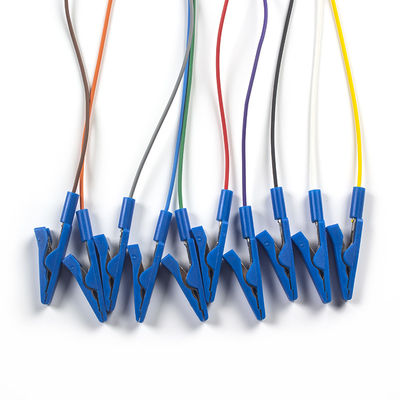 3.5 Mono Plug To Grabber Connector EEG Cap Cable untuk koneksi elektroda EEG yang mulus