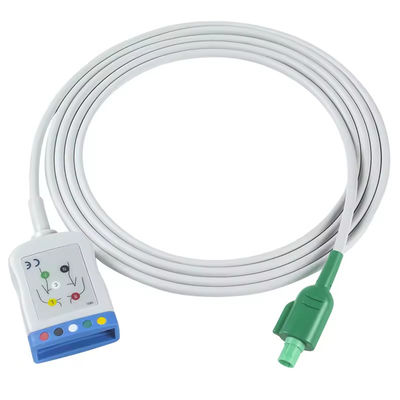 P-Philips PH Datascope 12Pin 5Lead ECG Trunk Adapter Kabel Untuk CodeMasterXL+ Cardiosave IABP Rescue Hybrid