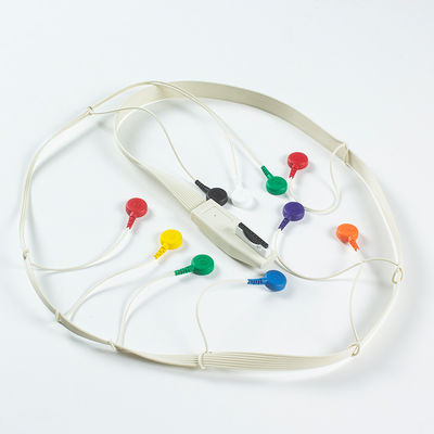 Kompatibel untuk Mortara X12 + Holter ECG Kabel Mortara ECG Holter Mortara Kabel 10 Lead Snap