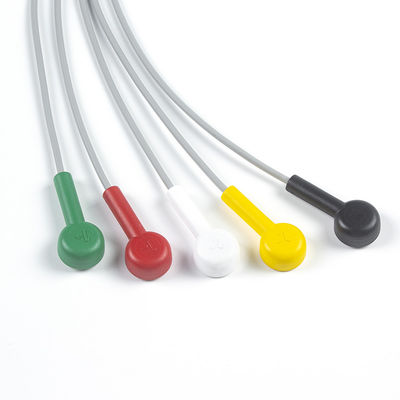 Kompatibel GE SEER 1000 Leadwire set 2104816-001 GE Seer 5 Lead IEC Snap 2067634-019 (Pesan 1pcs mendapatkan 1pcs Tas gratis)