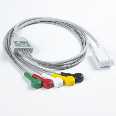 Kompatibel GE SEER 1000 Leadwire set 2104816-001 GE Seer 5 Lead IEC Snap 2067634-019 (Pesan 1pcs mendapatkan 1pcs Tas gratis)