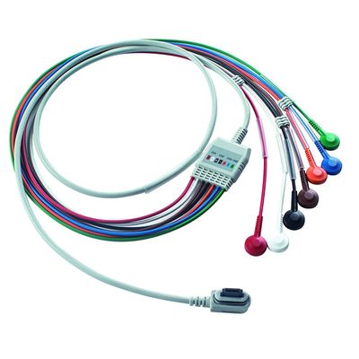 Kompatibel GE Healthcare 2008594-002 7-Lead EKG Telemetry Kabel Pasien Seer Light Pesan 5pcs dapatkan 1pcs Tas gratis
