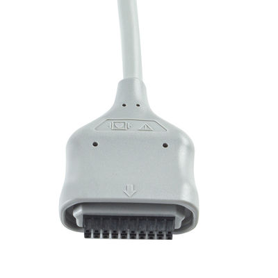 EDAN Dx12 10Lead ECG Holter Kabel Snap 2.2M Kabel batang dan leadwires Panjang 0.8/1.2M