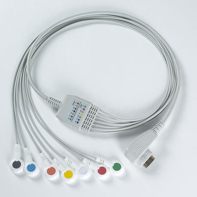 Kabel EKG untuk DMS 300-3A, EKG 7 Lead Holter DMS Kabel ECG DMS Holter