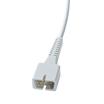 Sensor SpO2 Dewasa Pendek abu-abu Soft Tip 1M untuk Contec CMS60C/CW/D/DW CMS60 PM50 PM60D