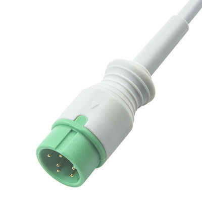 Grey Kompatibel IVY 5Lead ECG Kabel AHA Snap 1m 3,0 diameter