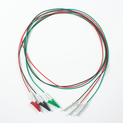 Kabel EKG yang kompatibel ke Animal Din Type ke Animal Grabber 3Lead
