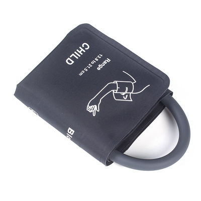 Selang Warna abu-abu Pediatric NIBP Cuff 13,8-21,5cm Nylon Cuff Bladderless Single Tube