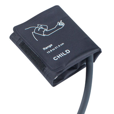 Selang Warna abu-abu Pediatric NIBP Cuff 13,8-21,5cm Nylon Cuff Bladderless Single Tube