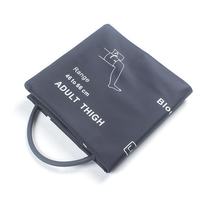 Pinggang Extra Besar Dewasa NIBP Cuff Bladderless Single Tube 46-66cm Nylon Cuff