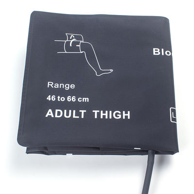 Pinggang Extra Besar Dewasa NIBP Cuff Bladderless Single Tube 46-66cm Nylon Cuff