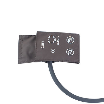 Tas Kemasan Neonatal NIBP Cuff Single Tube 6-11cm TPU Cuff Brown