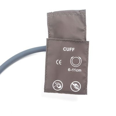 Tas Kemasan Neonatal NIBP Cuff Single Tube 6-11cm TPU Cuff Brown