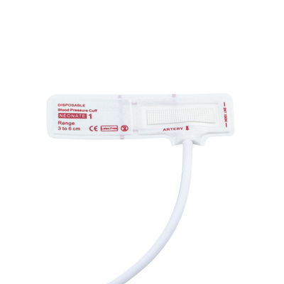 Disposable Neonatal NIBP Cuff Single Tube Size 1 3-6cm Bebas Lateks Steril