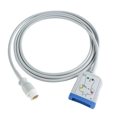Kompatibel P-Hilips EKG Trunk Kabel - M1663A Untuk 78352C, 78354C, 78834C, 867036, HeartStart MRx, IntelliVue