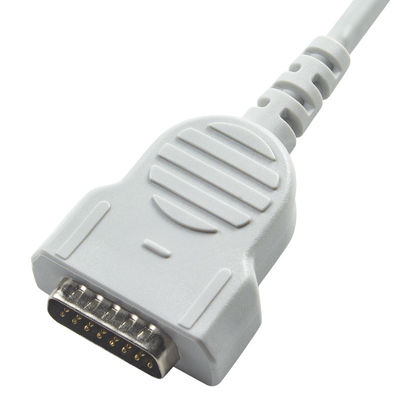 Fleksibel GE Healthcare Marquette EKG Trunk Kabel 22341809 untuk Pemantauan Dewasa / Pediatrik