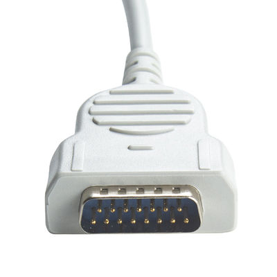Fleksibel GE Healthcare Marquette EKG Trunk Kabel 22341809 untuk Pemantauan Dewasa / Pediatrik