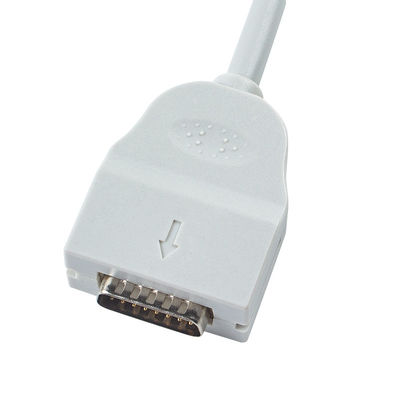 OD6mm 2.2M EKG Kabel Trunk Kompatibel dengan Mortara Burdick 1600 300 3100 400 6100 800