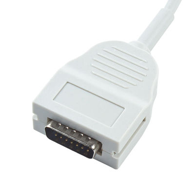 OD6mm 2.2M EKG Kabel Trunk Kompatibel dengan Mortara Burdick 1600 300 3100 400 6100 800