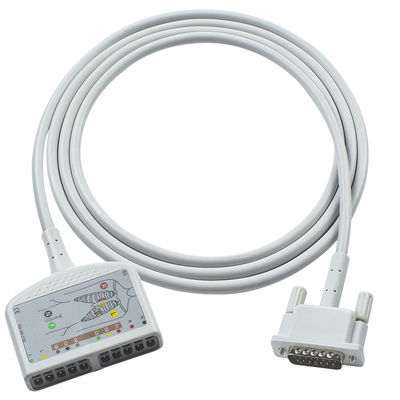 OD6mm 2.2M P-Hilips EKG Kabel Kabel Trunk untuk M1770A M1771A M1772A Pagewriter 100 Pagewriter 200