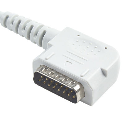 Bebas lateks 15Pin 10Lead EKG Trunk Kabel IEC/AHA untuk 108 109 110 1210 1211 601 Cardico 302