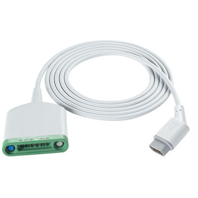 Kompatibel untuk Multimed 6 Pod Patient Cable 3.5M 6Lead EKG dengan SpO2/Temperature/ECG Function