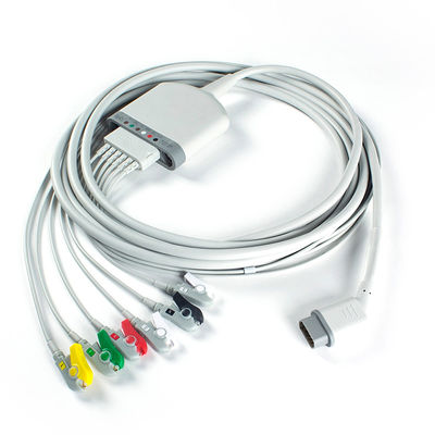 SpO2 6Lead ECG Patient Cable 3.5M Dengan SpO2/Temperature/ECG Function