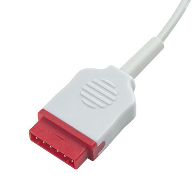 11pin Double Argon 3.5M IBP Kabel untuk GE Tekanan Darah Monitor 2 Tahun Jangka Panjang
