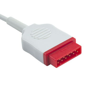 11pin Double Argon 3.5M IBP Kabel untuk GE Tekanan Darah Monitor 2 Tahun Jangka Panjang