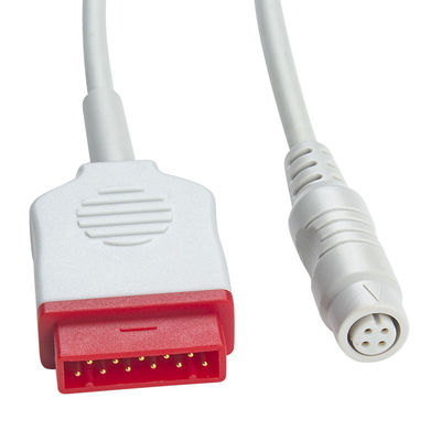 3.5M GE IBP Adapter Kabel ke Double P-Hilips Konektor untuk Peralatan Diagnosis Medis