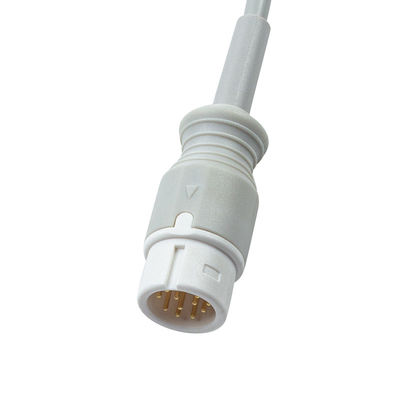 Grey Kompatibel Neonate SpO2 Probe untuk Medetec Inggris SPO2 Sensor 12Pin 3.0M